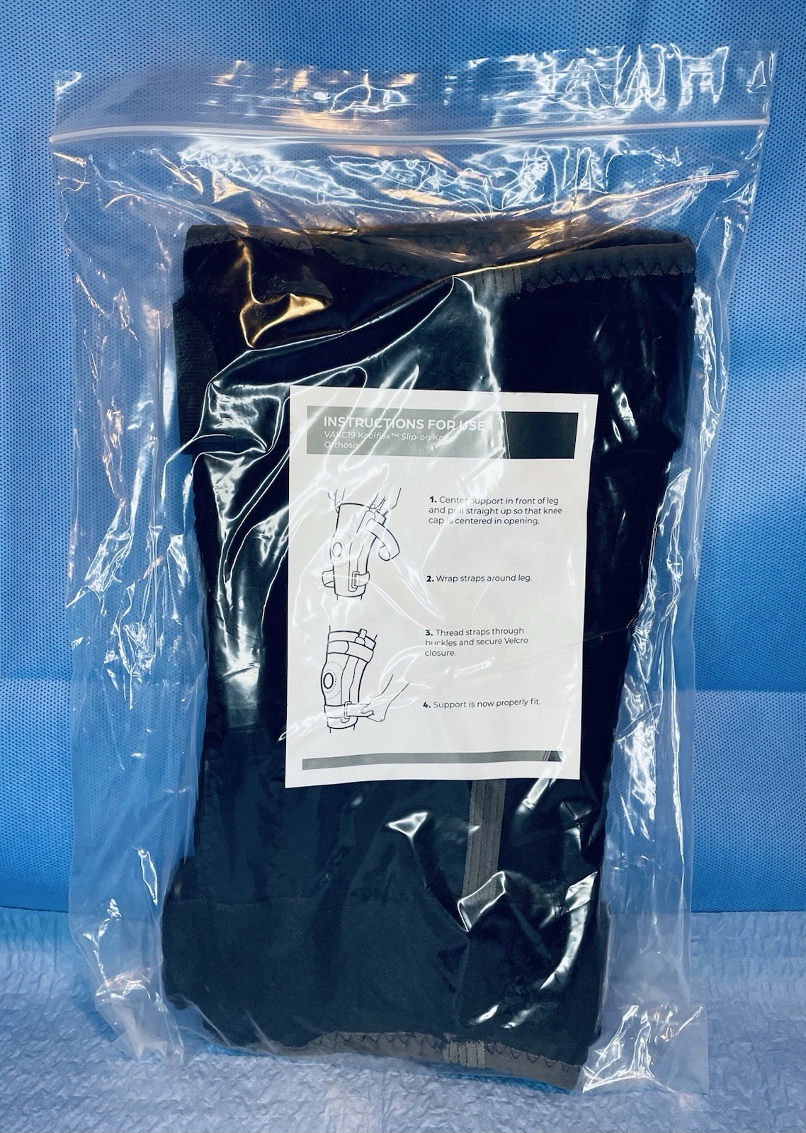 KOOLFLEX , Slip-on knee Otthosis Size Small, lot of 20 Ref VAKC19 S
