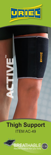 Uriel Active Thigh, Hamstring and Quadriceps Sleeve – Lightweight, Comfortable