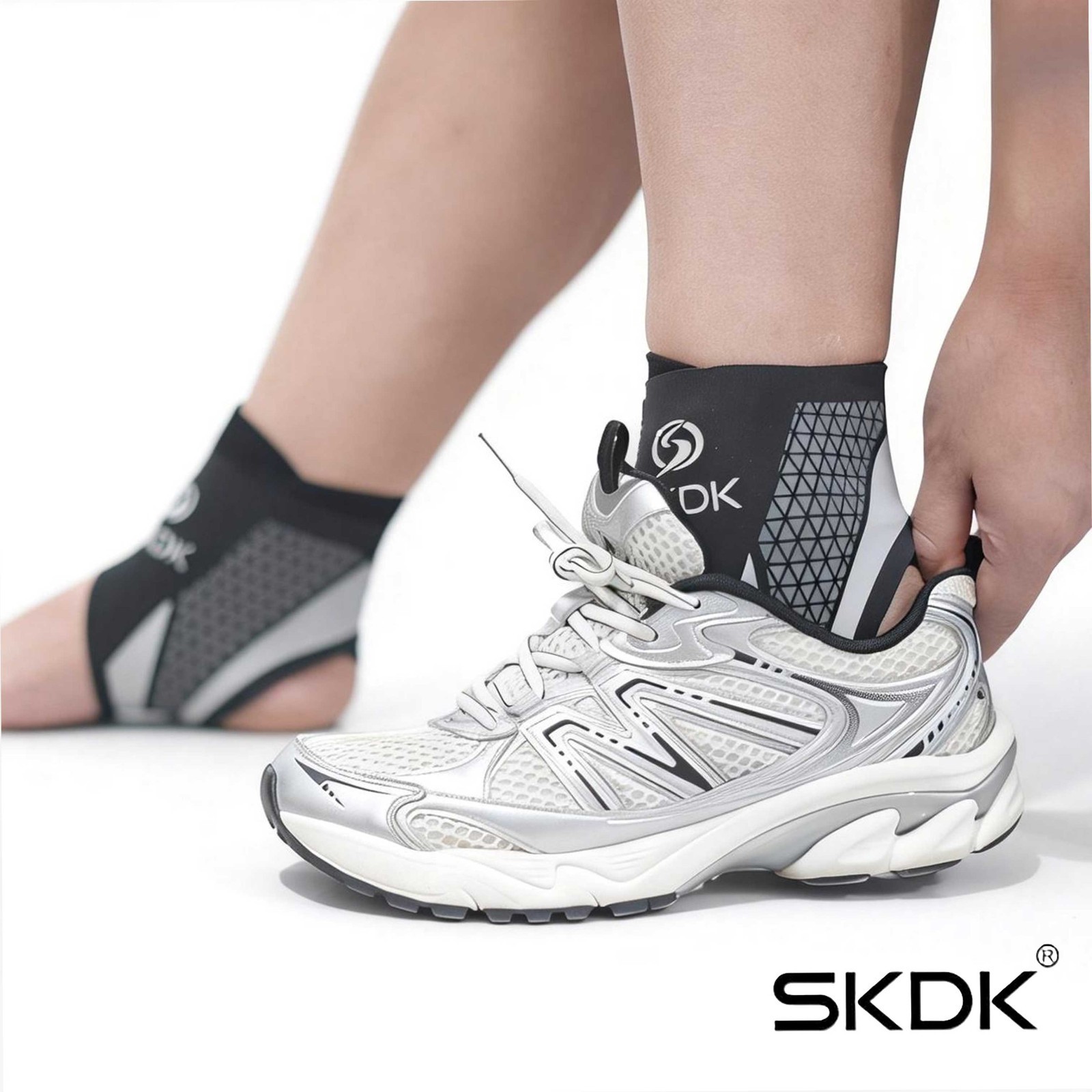 Adjustable Wrap Ankle Support | Adjustable Compression, Sprain Recovery Support,