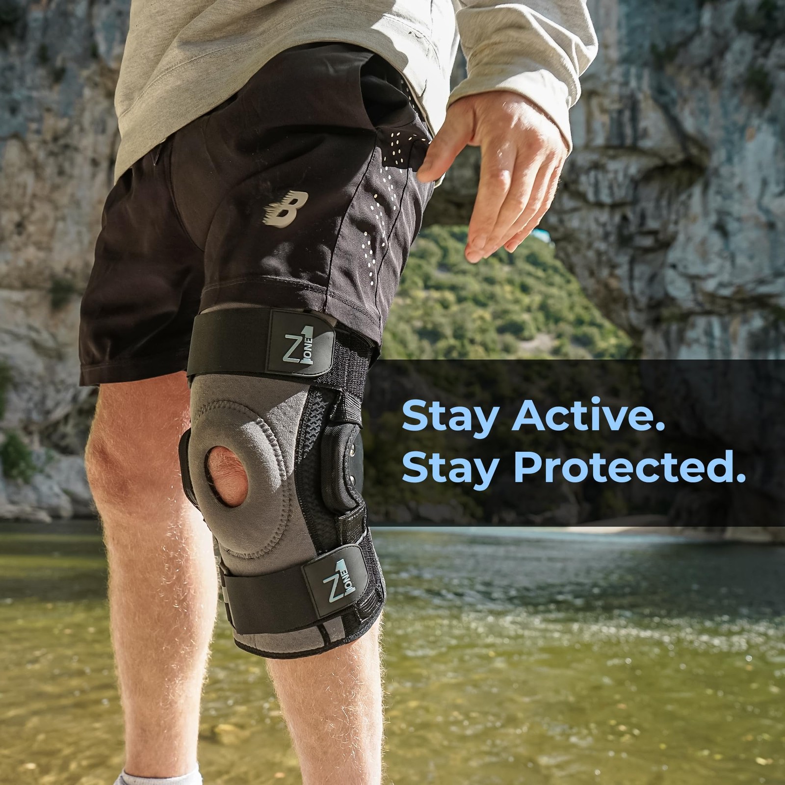 Z1 K11 Knee Brace for Knee Pain with Gel Patella & Stability – Hinged Knee Su…