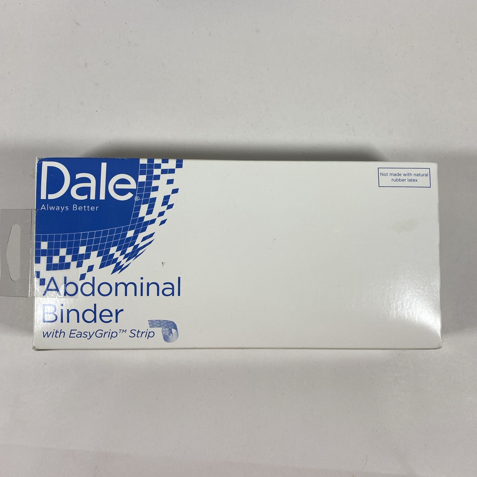 Dale Abdominal Binder 46-62 Inch Waist Circumference 9″ Wide Color White 411