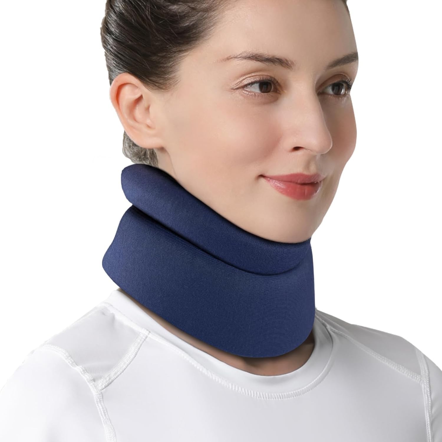 Ergonomic Cervical Collar for Neck Pain & Improved Sleep – Medium Adjustable Fit