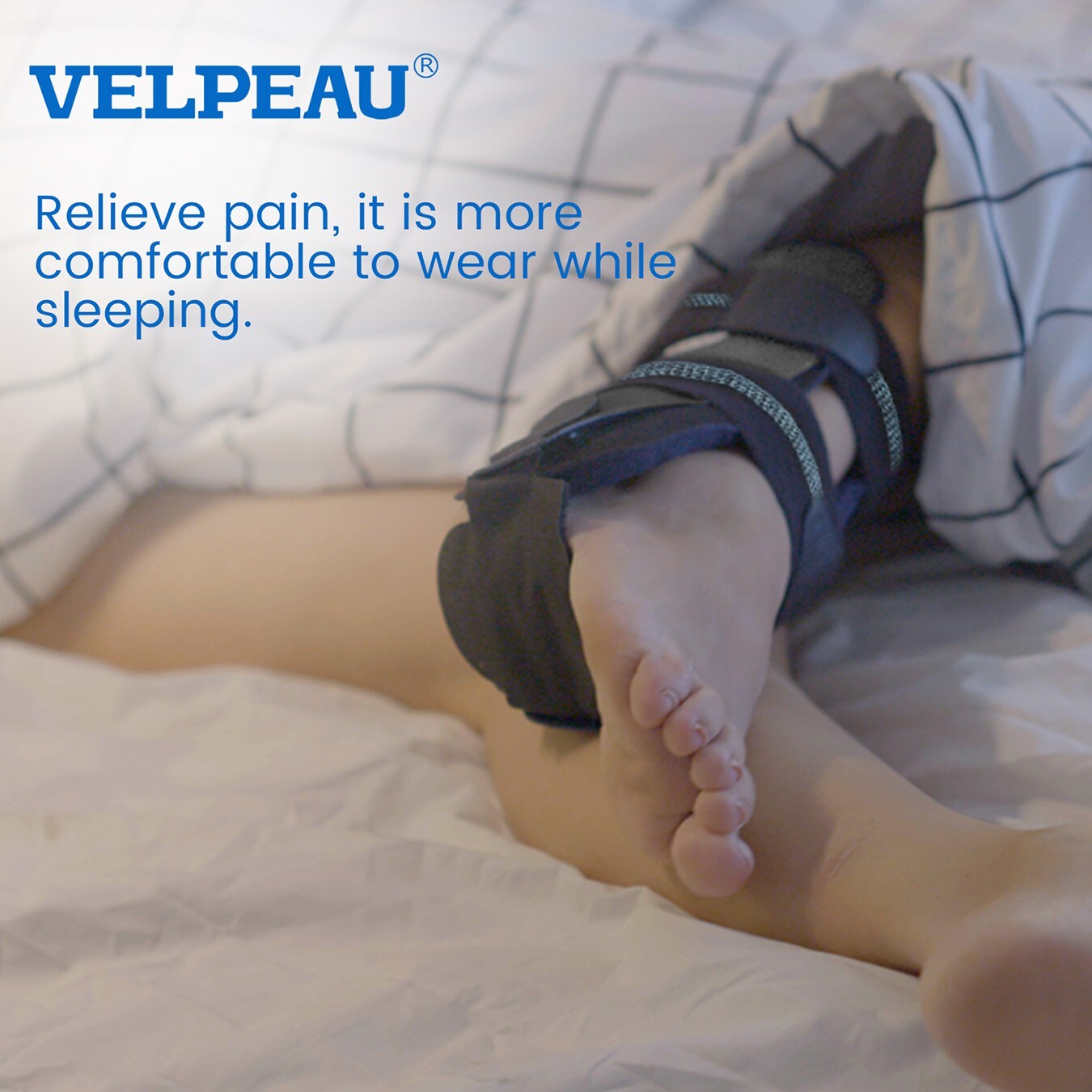 VELPEAU Ankle Brace – Stirrup Ankle Splint – Stabilizer Suppor for Sprains S/L