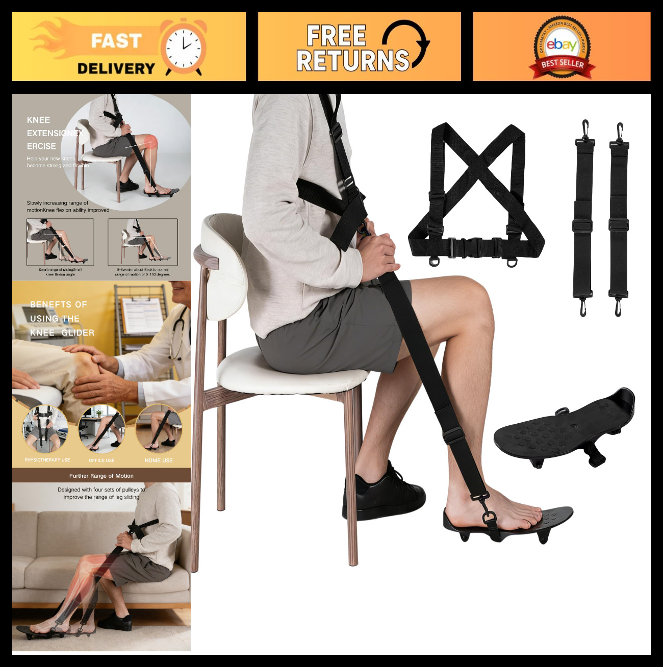 Knee Replacement Recovery Aids – Essential Home Gym Equipment for Mobility & Pai