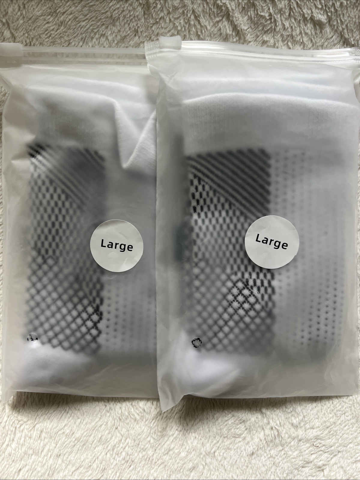 2 Pairs Neuropathy Socks For Womens Mens SoothRelieve Compression Socks Large