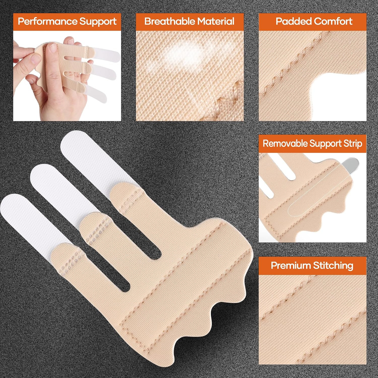 Trigger Finger Splint for Arthritis, Injury, Broken Fingers Straightening for…