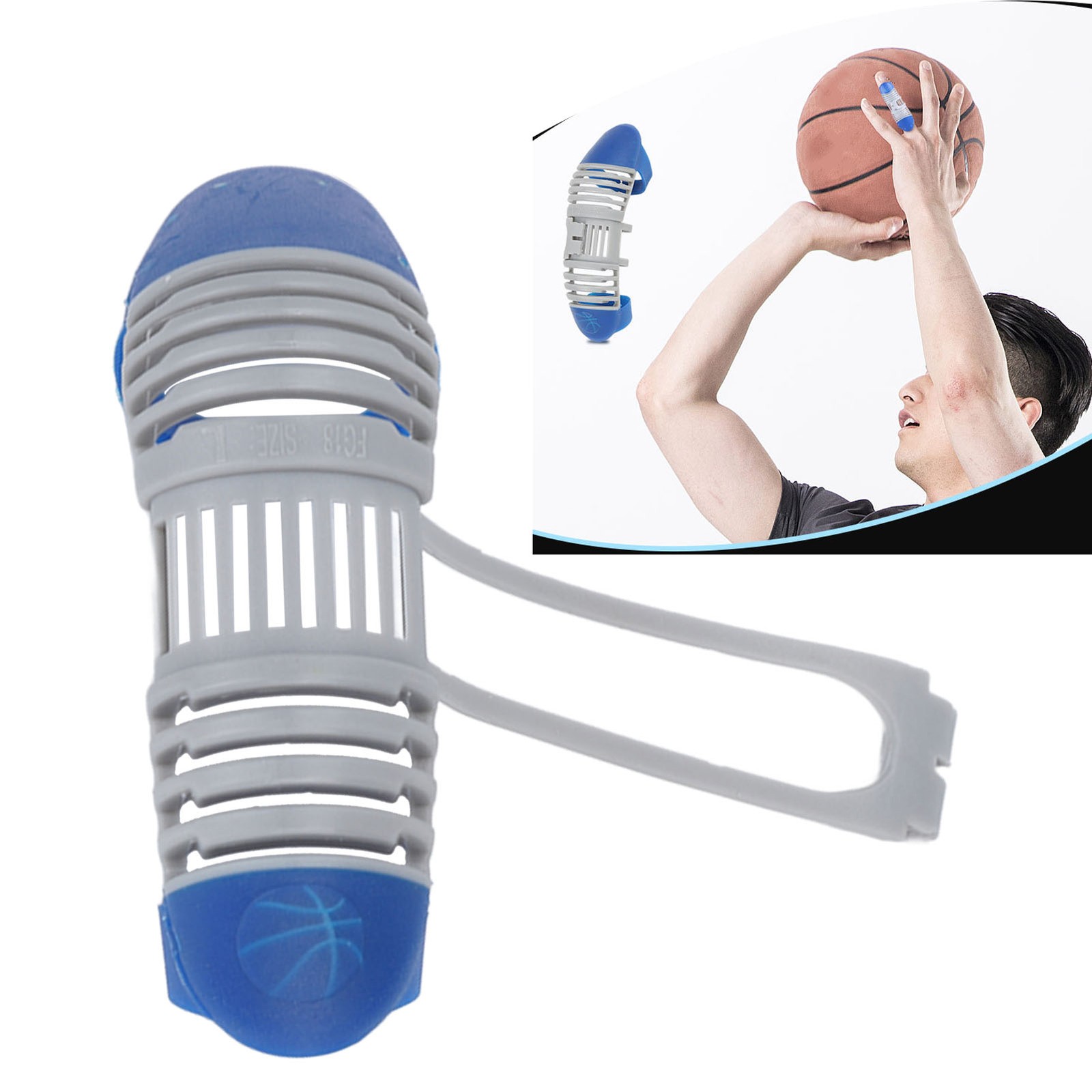 3.1×0.9×2.2in Finger Splint Brace Pain Relief Hollow Out Type Finger Support WT