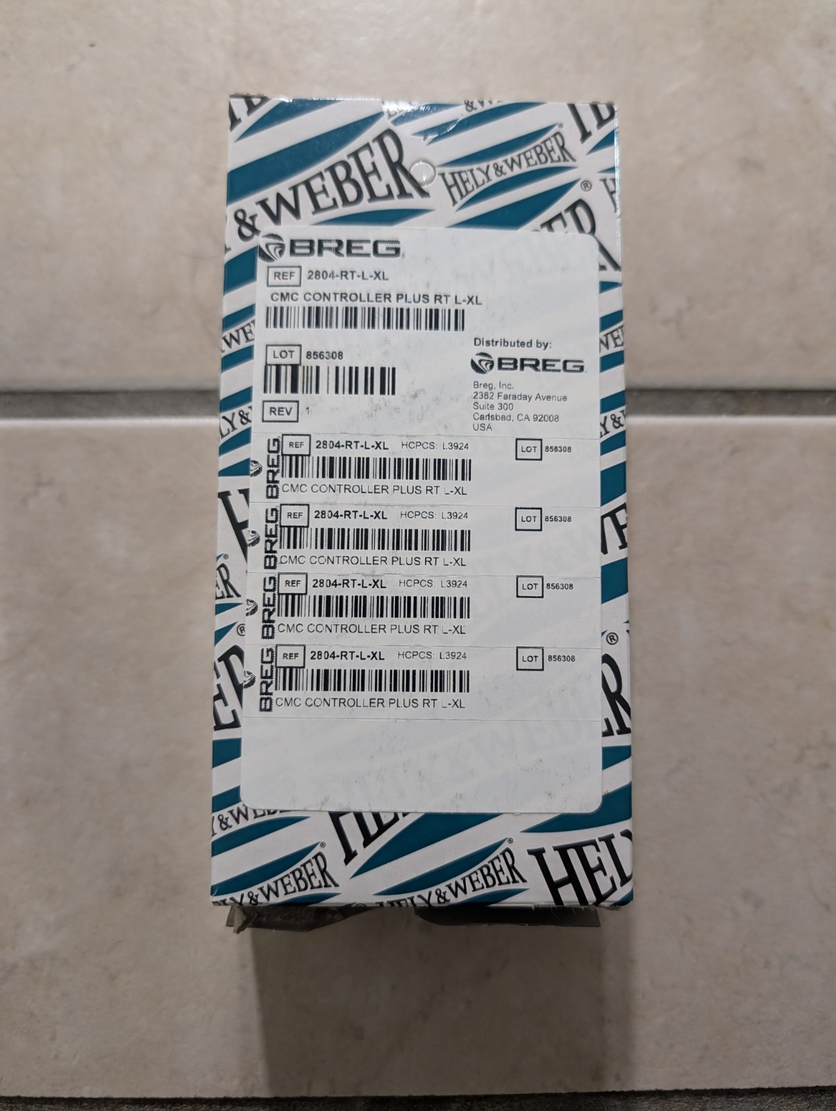 Hely & Weber CMC Controller Plus Right Thumb Brace 2804-RT-L-XL Large/Xtra Large