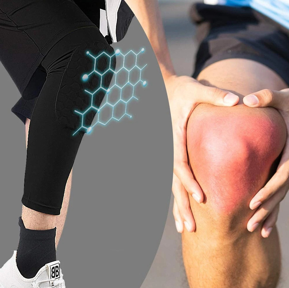 1 Pair Knee Pads Long Compression Leg Sleeves Sports Brace for Men Women Kids