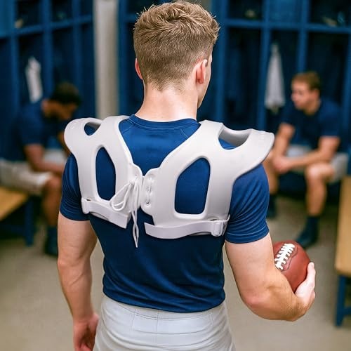 Football Shoulder Injury Pad Youth Adult Rotator Cuff Support Foam Adjustable