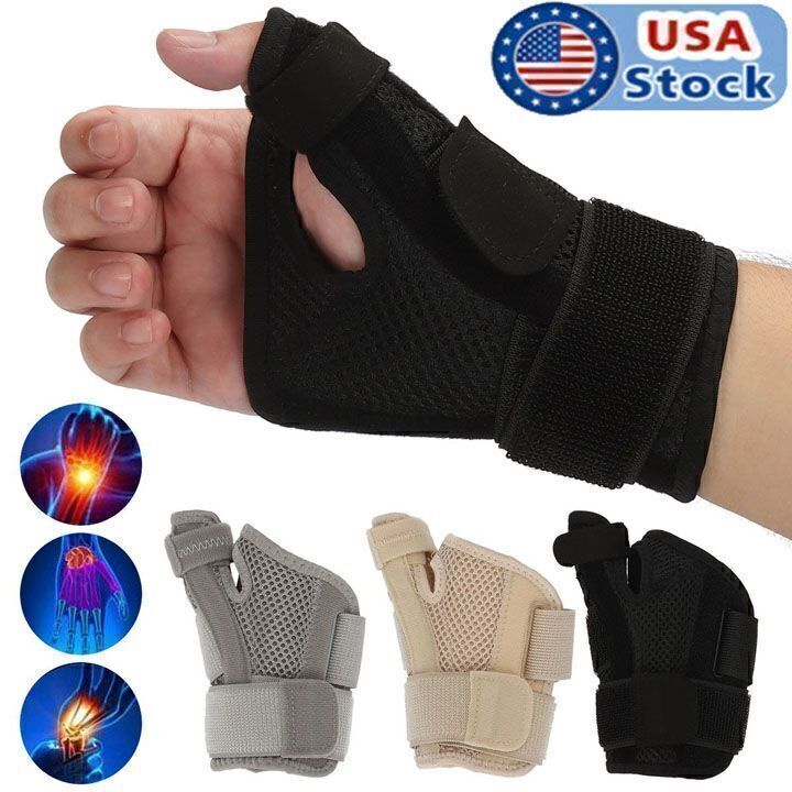 Right Left Wrist Hand Brace Support Carpal Tunnel Sprain Arthritis Gym Sports US