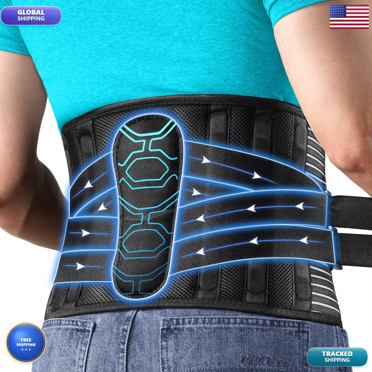 QIBODA Back Brace X-Large