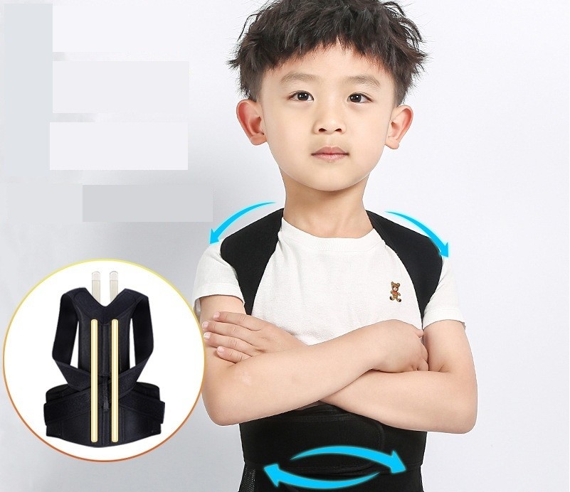 Student Child Orthopedic Belt Sit Posture Harness Invisible Hunchback Support XL