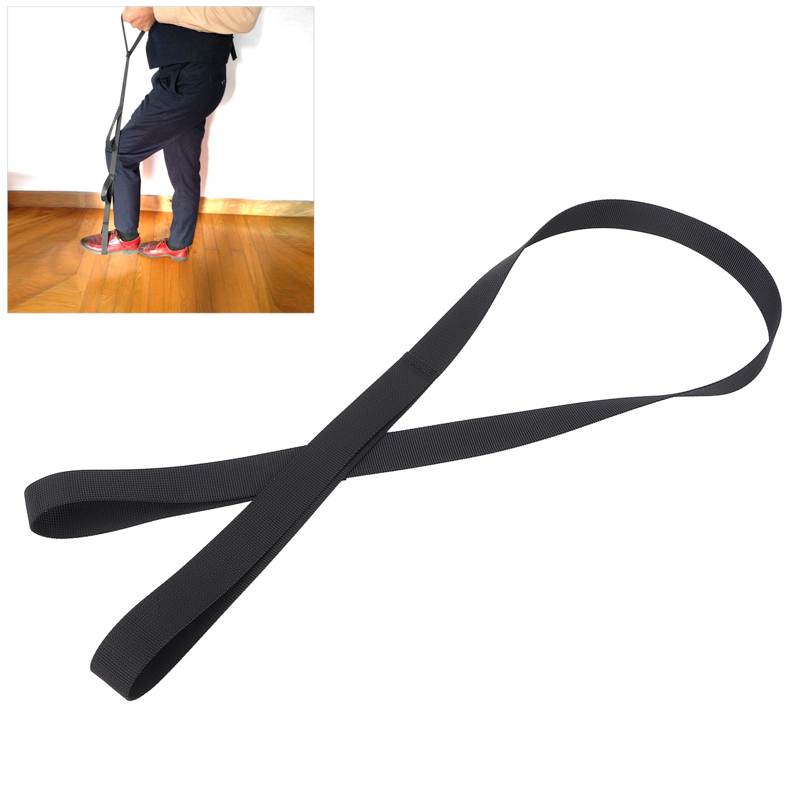 Nylon Leg Lifter Strap Postoperative Recovery Long Band Mobility Aid For Car