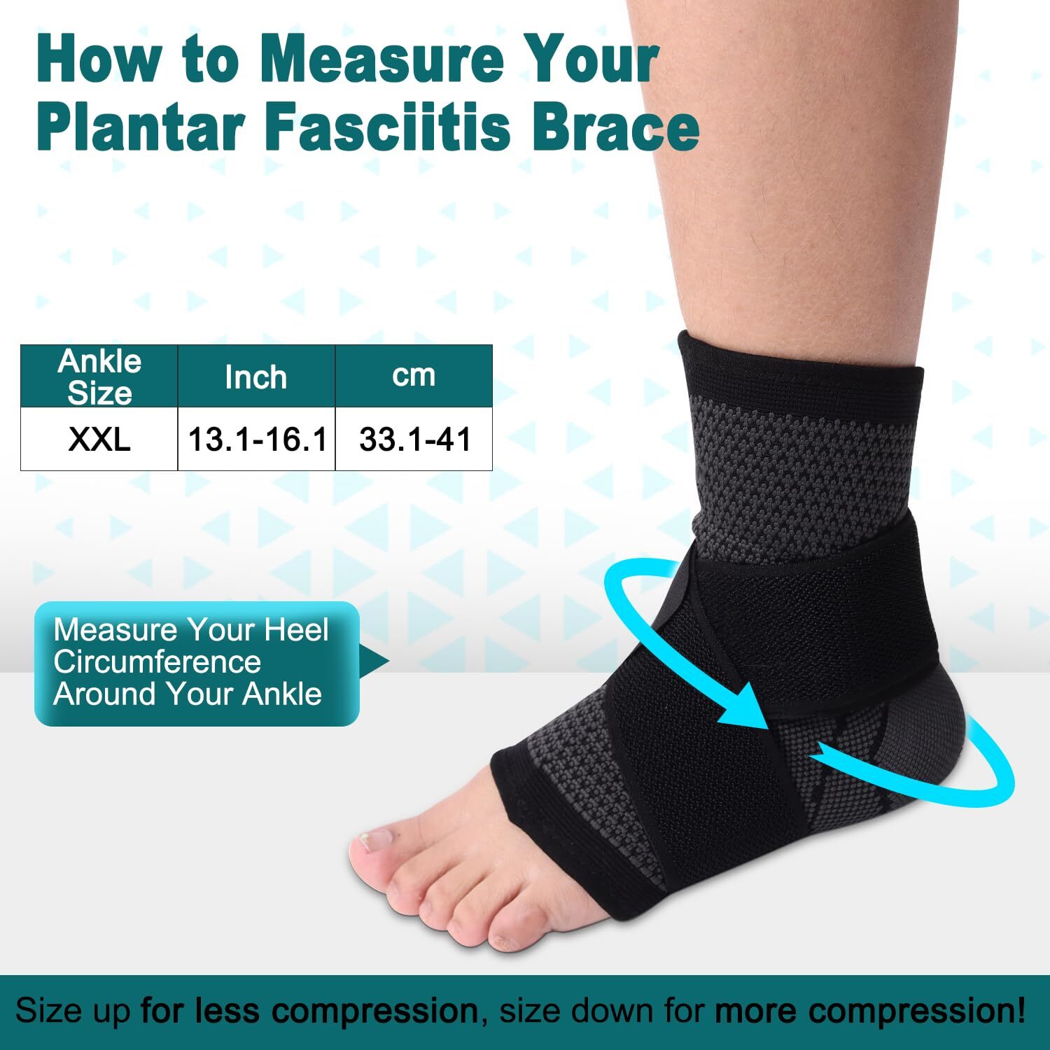 Adjustable Ankle Support Brace Compression Strap for Sprained Ankle Recovery