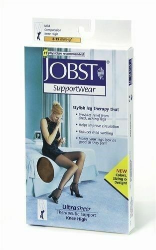 Jobst Womens Supportwear Knee High 8-15 mmhg Mild Comp CT Size:4.5 – 6.5 Beige