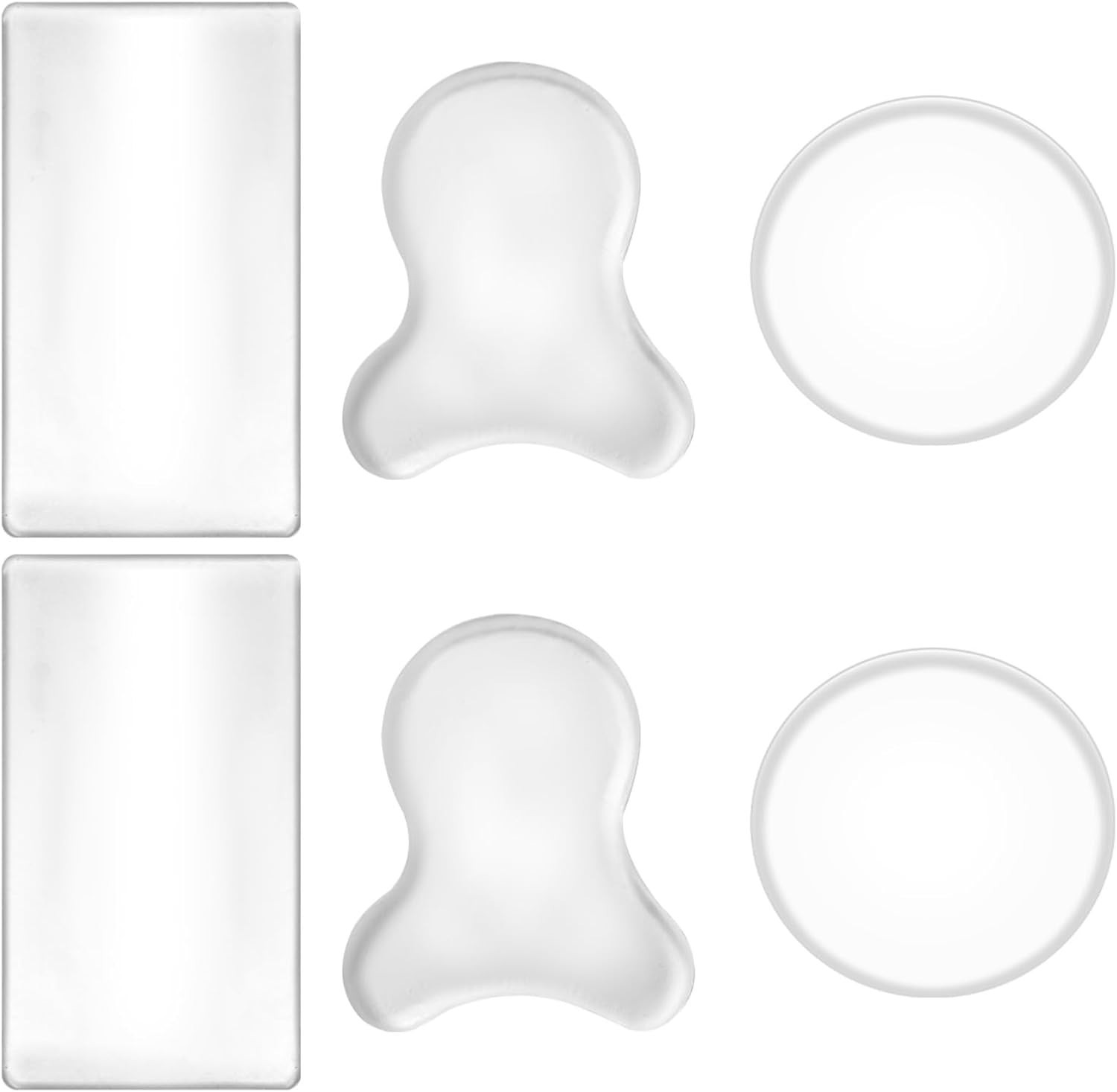 6 Pcs Gel Ankle Pads Ankle Gel Discs Protector Brace Roller Skates Accessories
