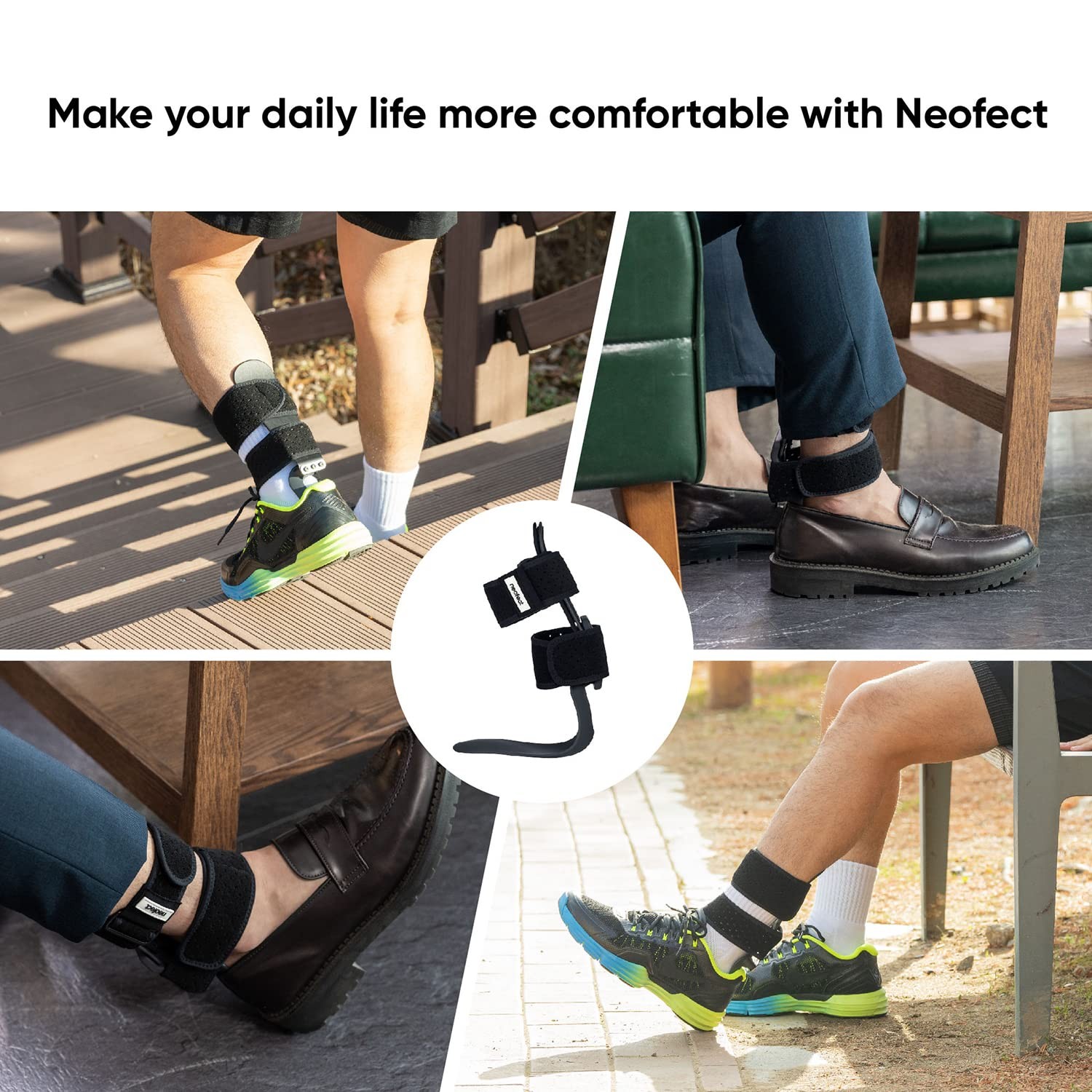 STEP Small Left AFO Foot Drop Brace, Drop Foot Brace for Walking, Ankle and Foot