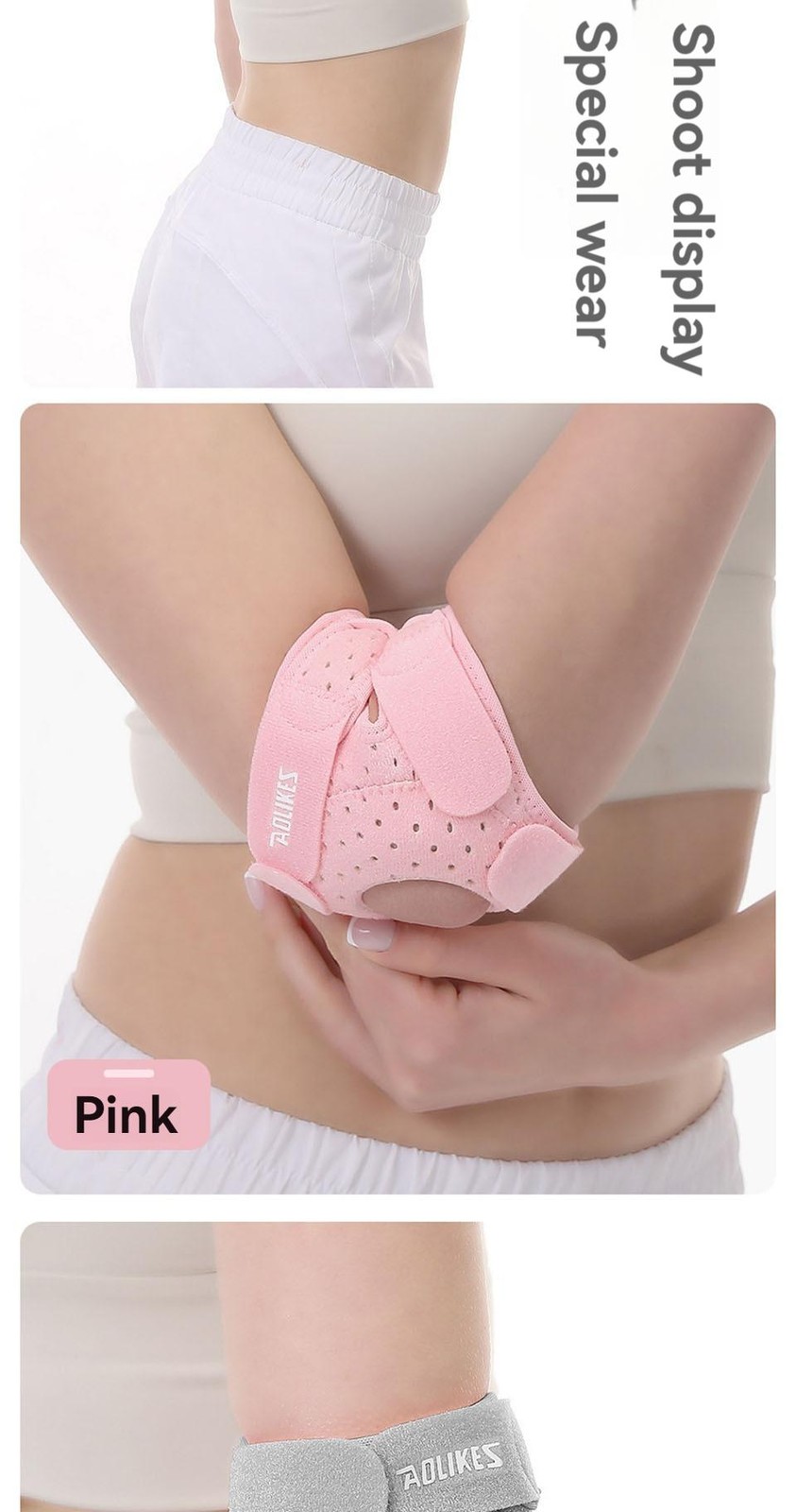 Aolikes 1pcs Elbow Compression Sleeve,elbow Brace for Tennis Elbow for Women & M