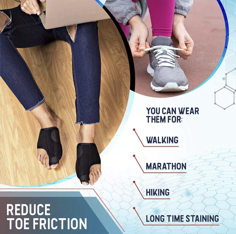 Bunion Corrector Relief Hammer Toe Hallux Valgus Flat Foot Toe Splint