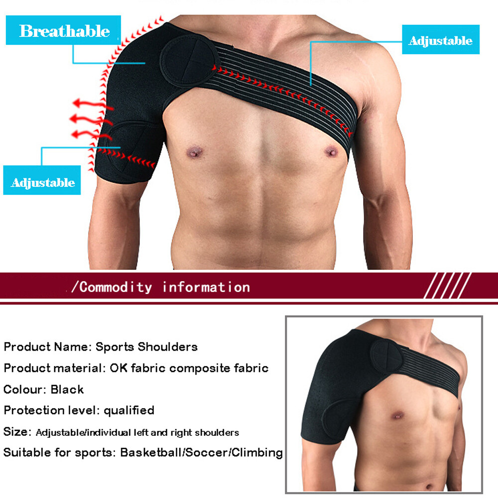 US Shoulder Brace Compression Sleeve Support Torn Rotator Cuff Joint Pain Relief