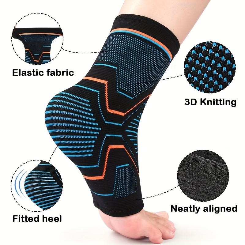 Ankle Brace Compression Sleeve Plantar Fasciitis Arch Support Foot Pain Relief