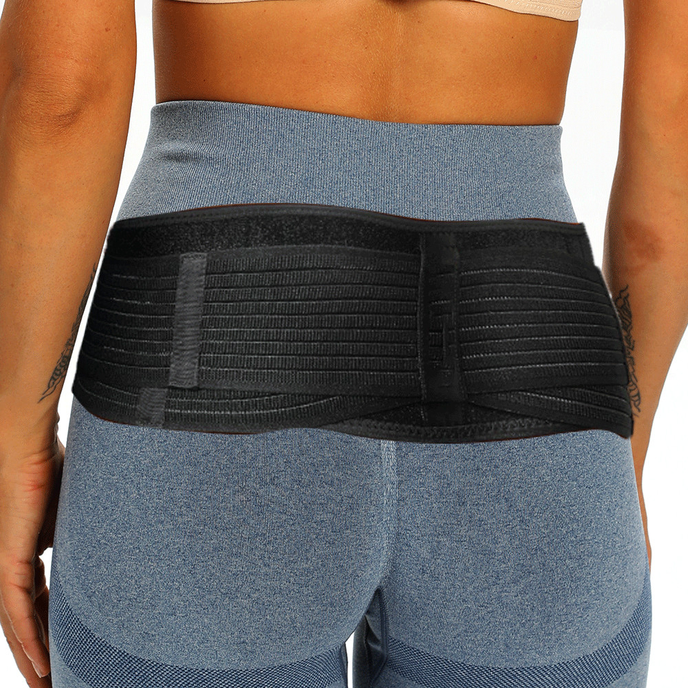 Back Support Lower Back Brace Pain Lumbar Support Sacroiliac Belt for Men Women