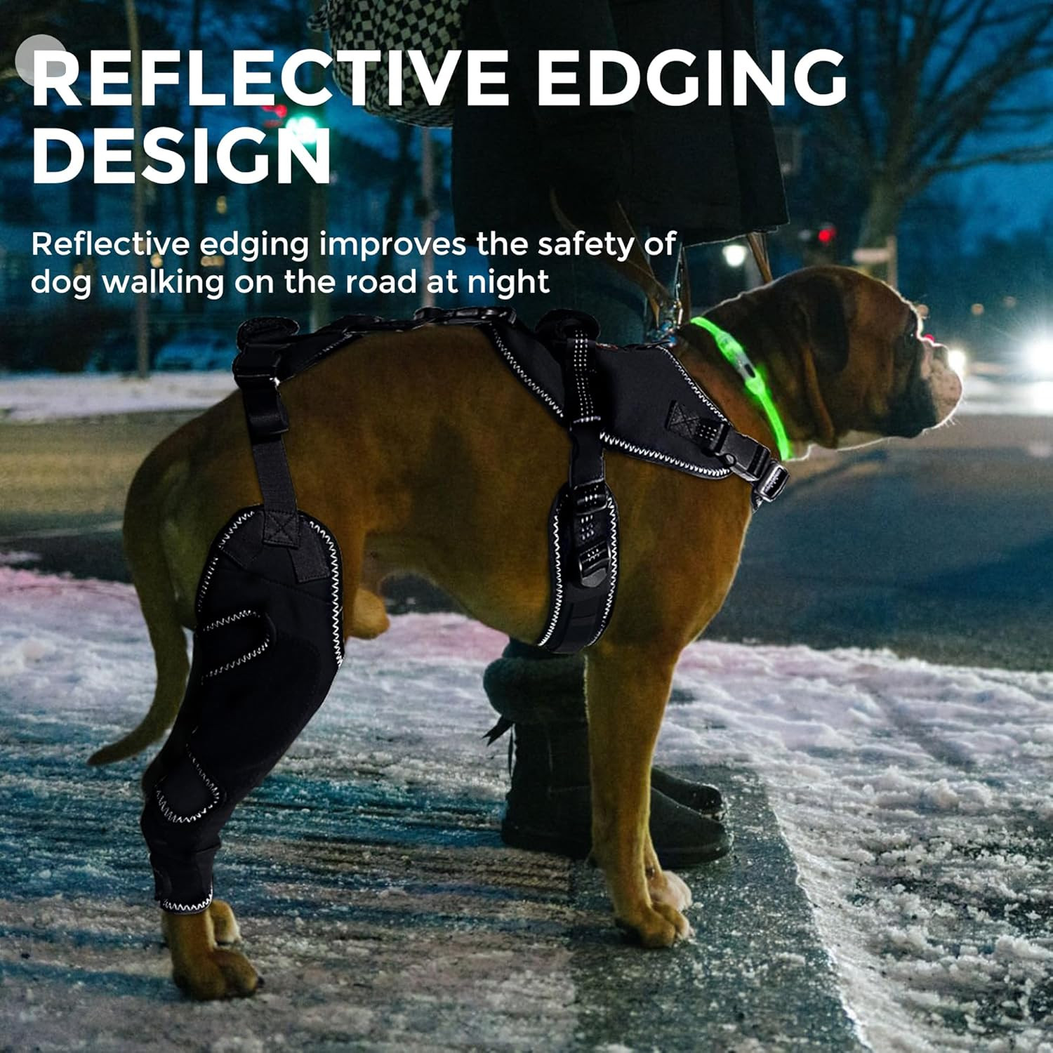 Dog ACL Knee Brace for Arthritis & Patellar Luxation – Hind Leg Support
