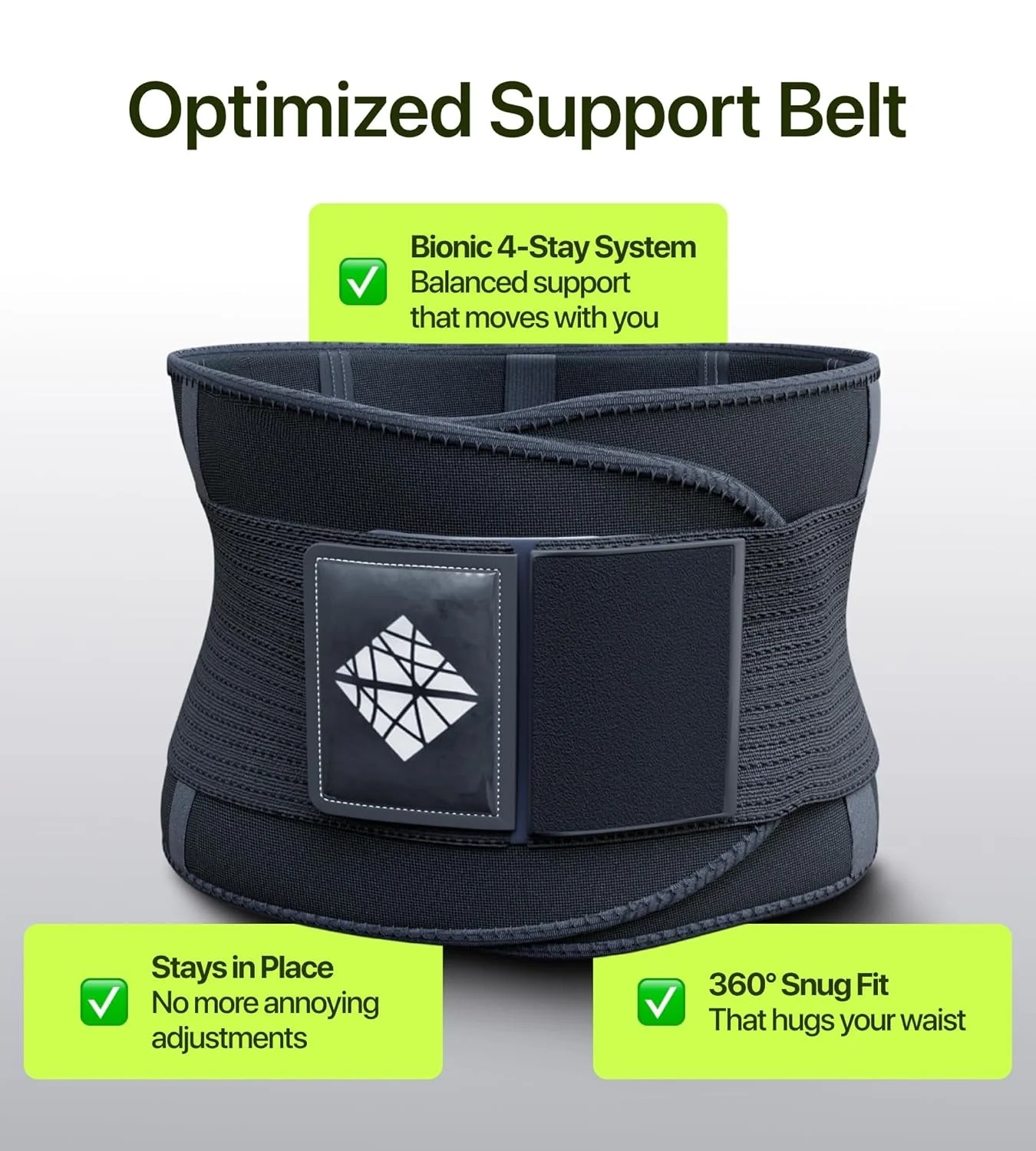 5XL Plus Size Back Brace – Adjustable Lumbar Support for Women & Men | Low