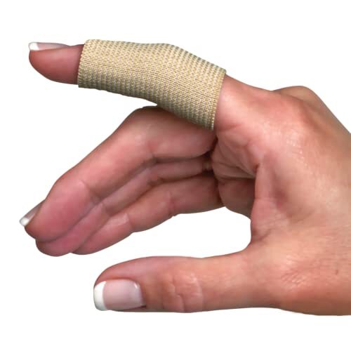 12 Pack Finger Sleeves Thumb Splint Brace for Finger Support Arthritis