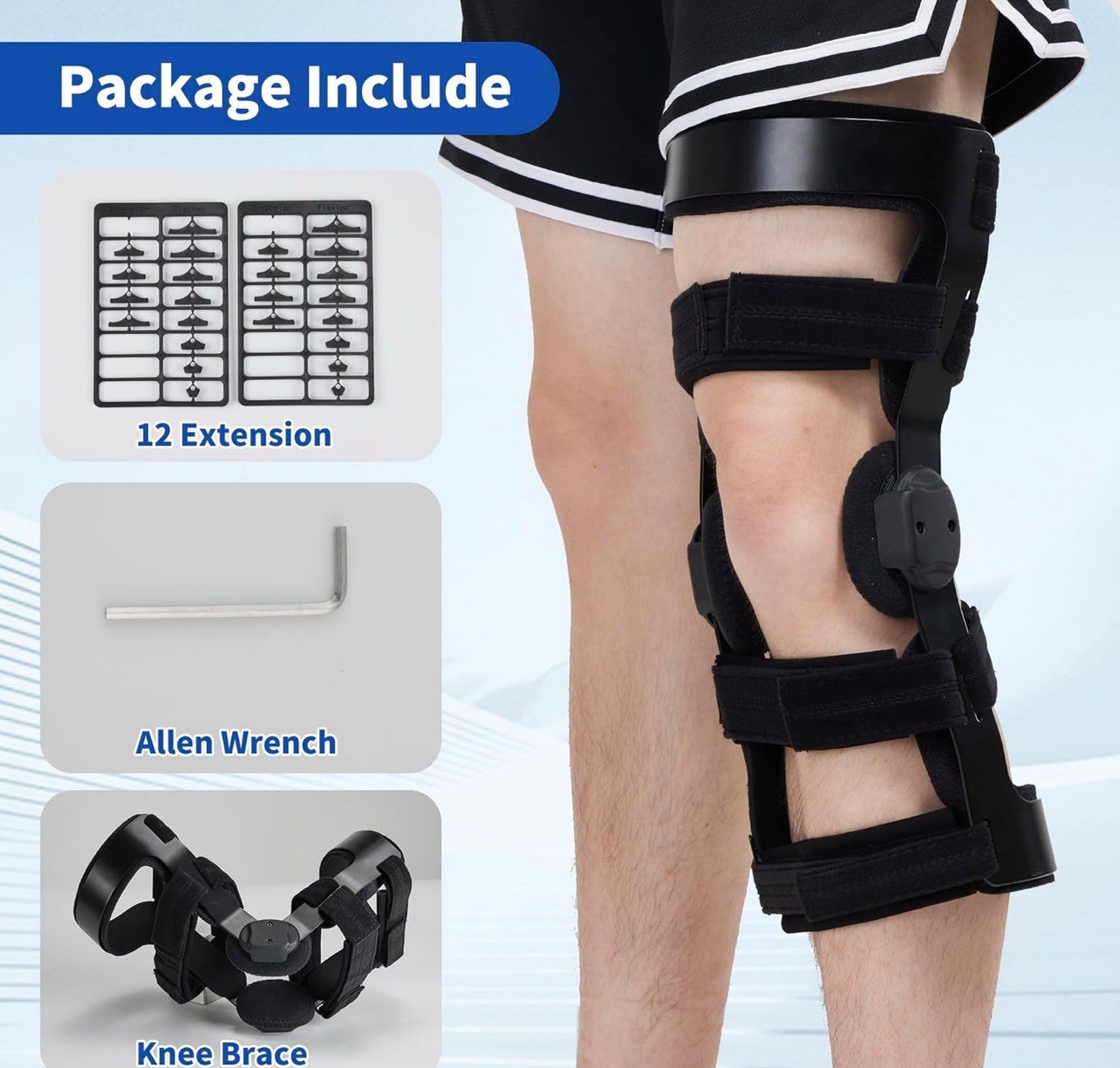 Right – Large OA Unloader Knee Brace. Unisex