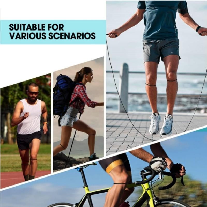 2/4 Pack Patellar Tendon Support Strap,Patella Bands Knee Pain Relief for Hiking