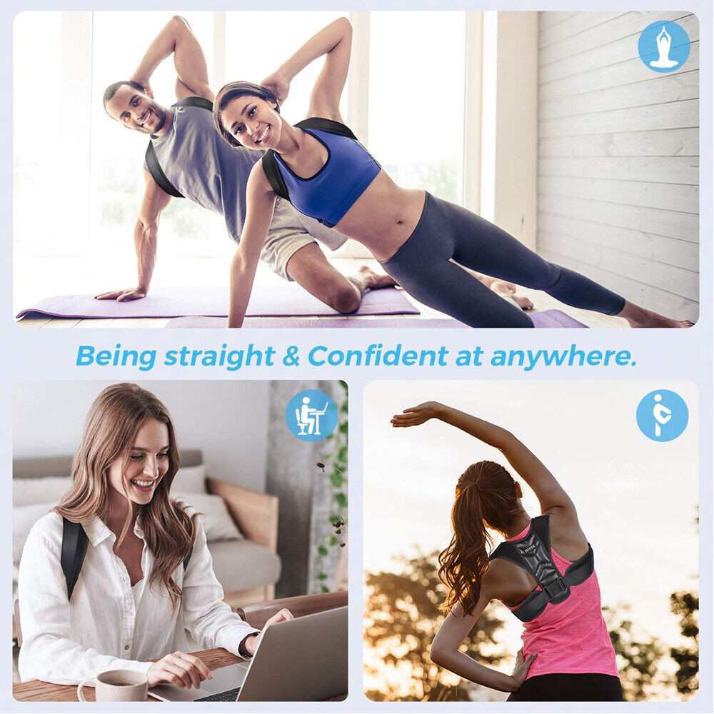 Elastic Back Straightener Posture Corrector De Postura Ojeras Clavicle Support