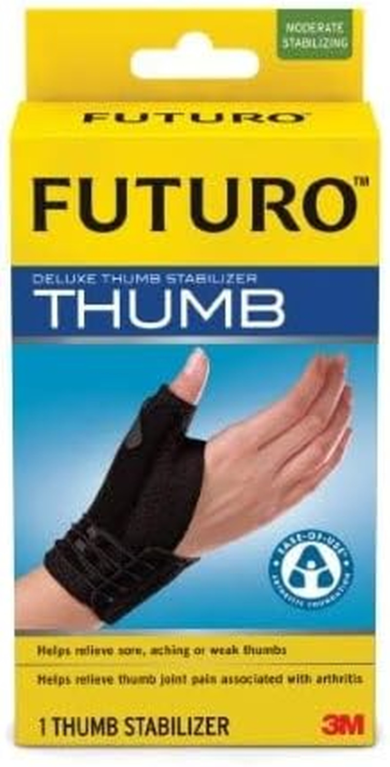 Deluxe Thumb Stabilizer S-M Moderate, 45483EN – 1 Each, Pack of 2