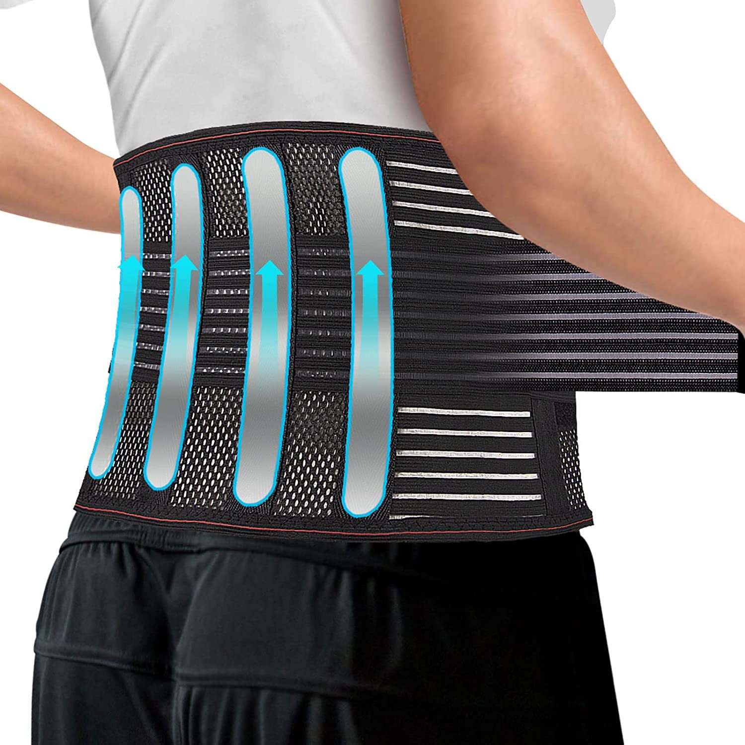 Umbilical Hernia Support Brace Lower Back Lumbar Pain Relief Band For Men Women