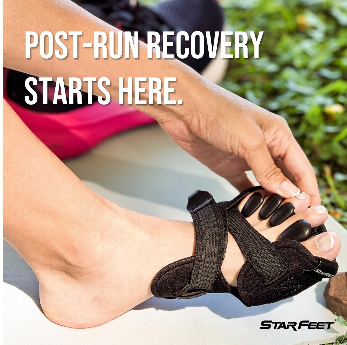 StarFeet – Post-Workout Foot Recovery Device – Toe Aligner & Gait Corrector f…