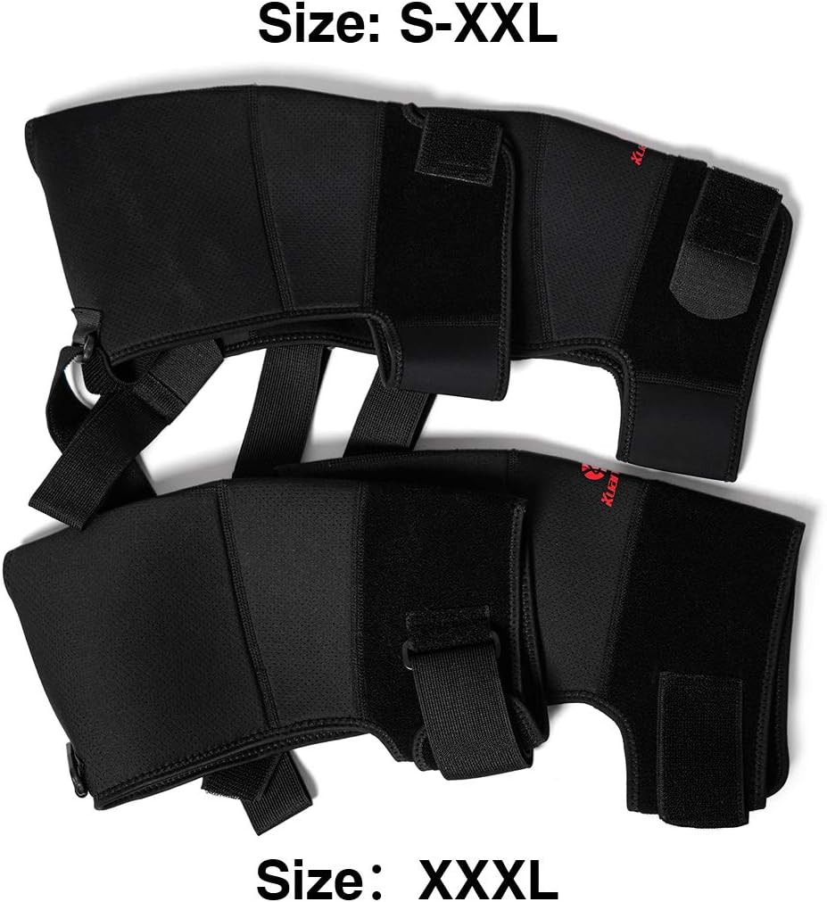 Double Shoulder Support Brace Strap Wrap Neoprene Protector (Xxx-Large)