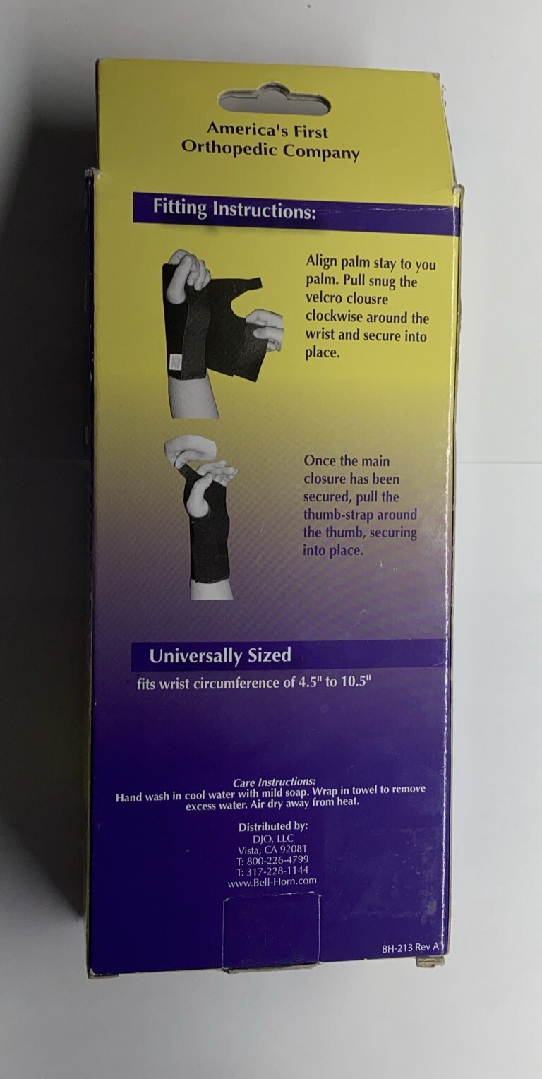 Bell-Horn ProStyle Stabilized Wrist Wrap – Right Universal
