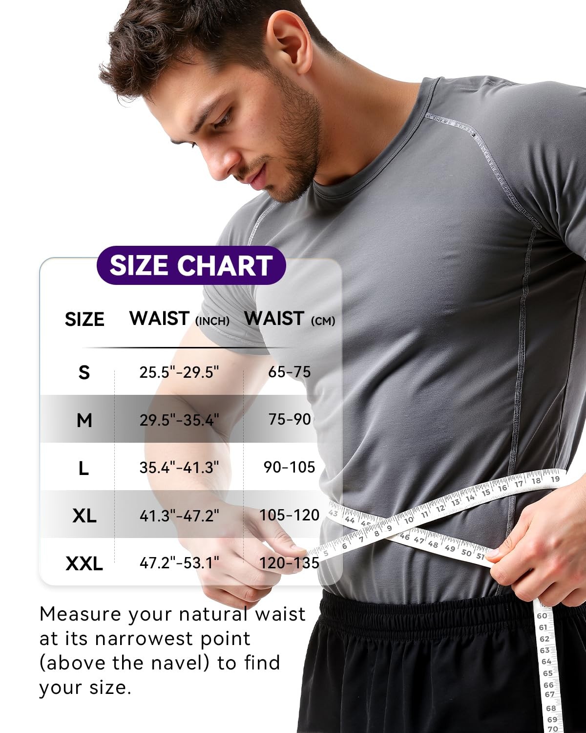 Copper Back Braces for Lower Back Pain, Breathable Lumbar Support Belt for Me…