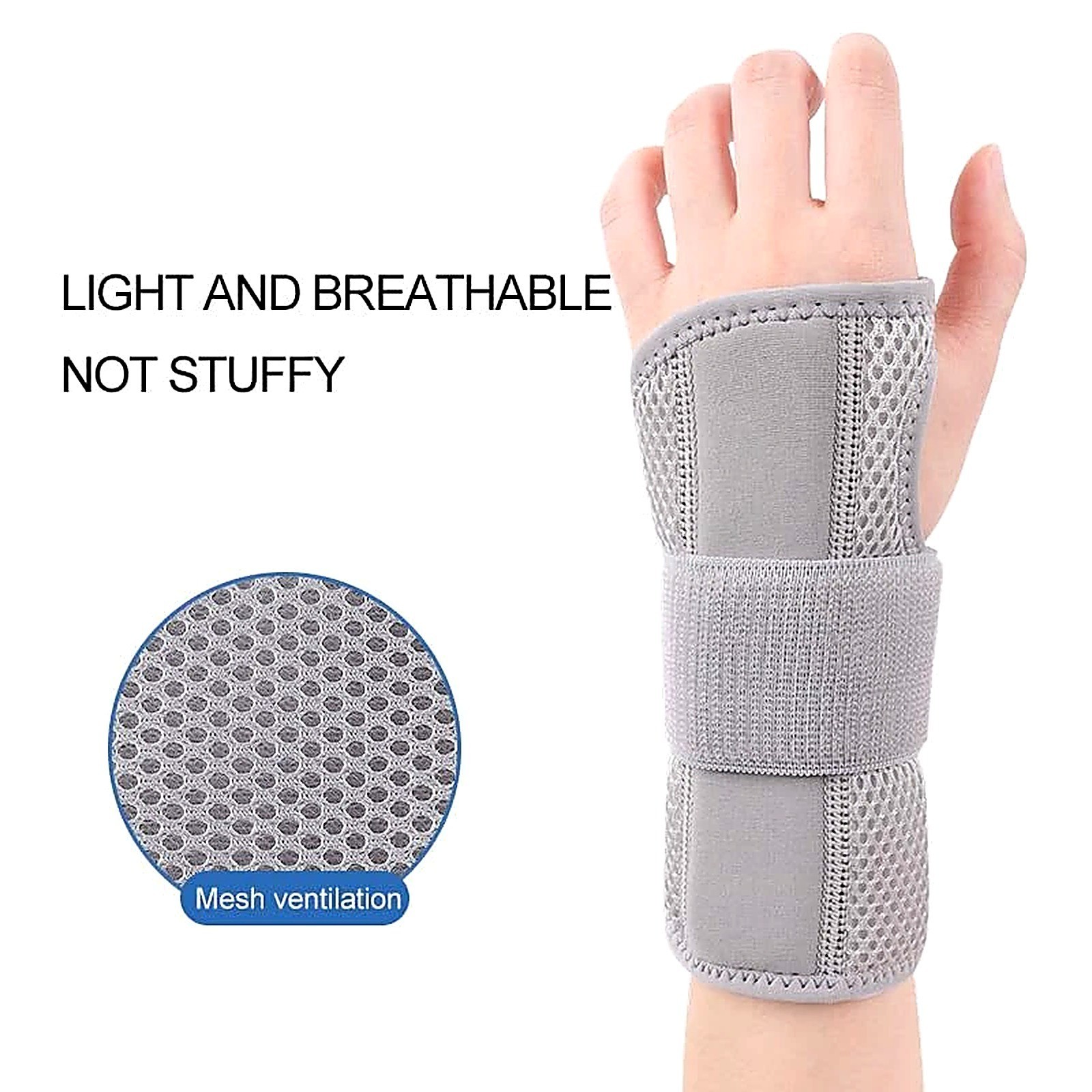 Wrist Brace for Carpal Tunnel Adjustable Night Support Splint Men Women