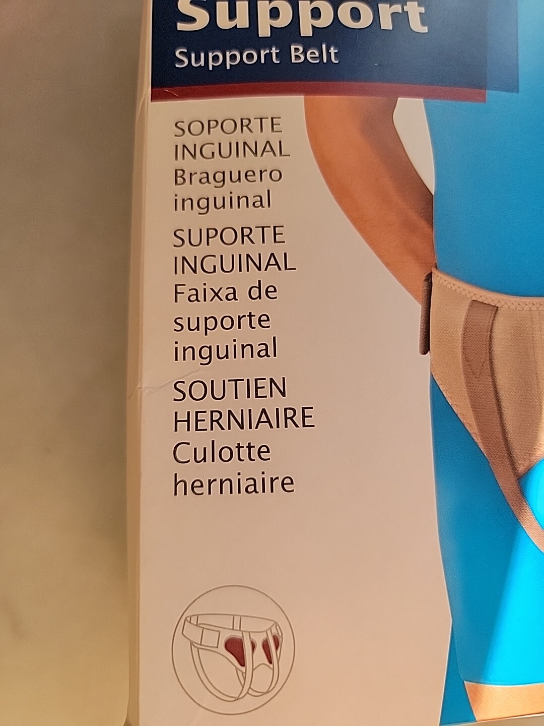 Actimove Hernia Support Belt Size Medium New Open Box Never Used