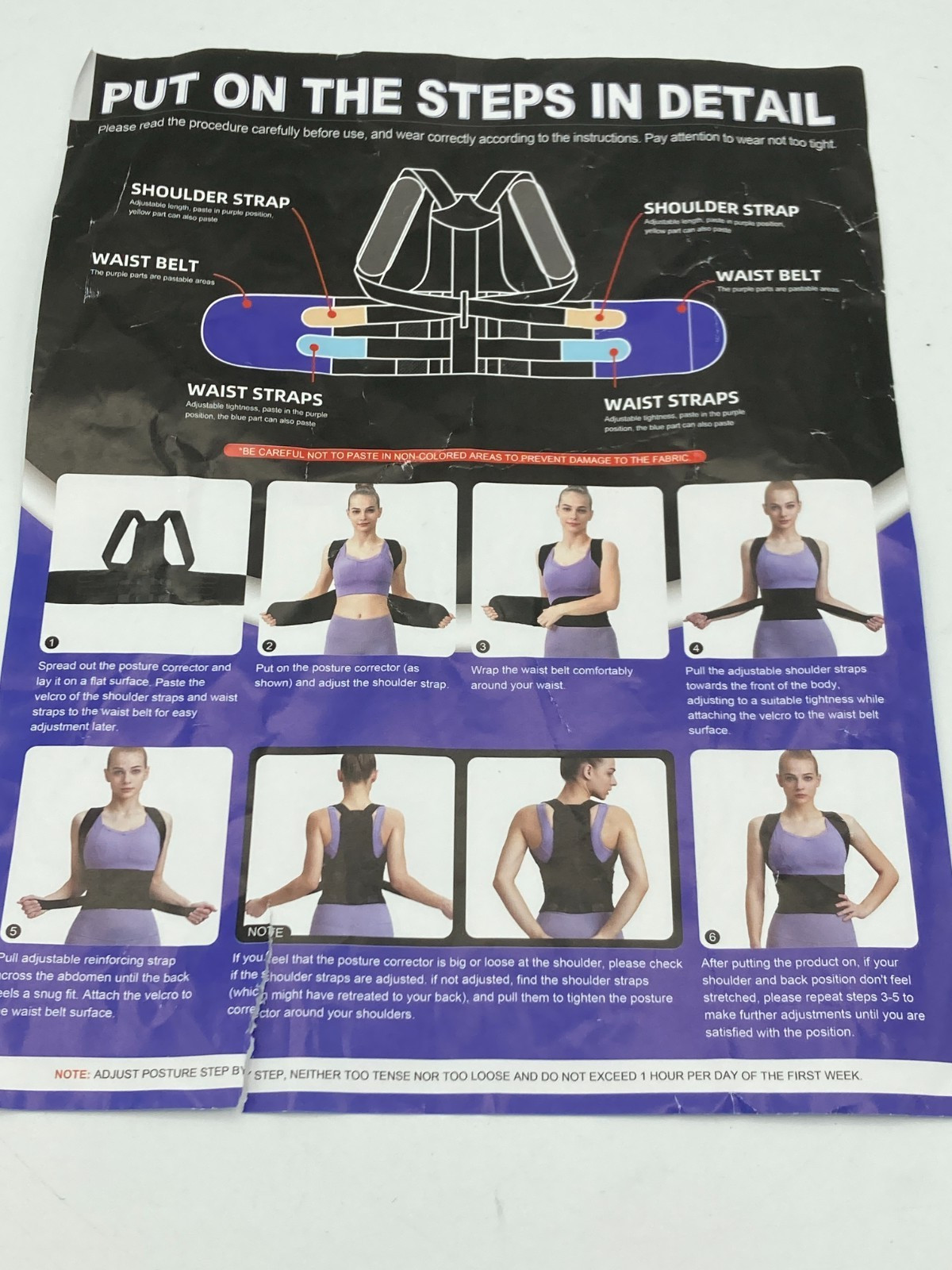 Posture Corrector for Women and Men, Upgraded Full Back Brace Support Small