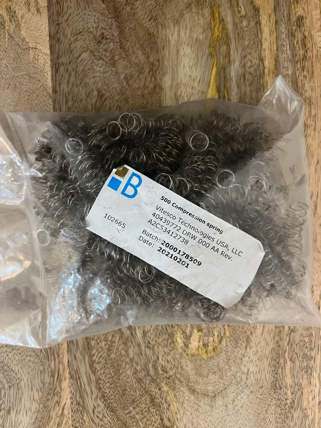 Vitesco Technologies 500 Count Compression Springs Part A2C53412738