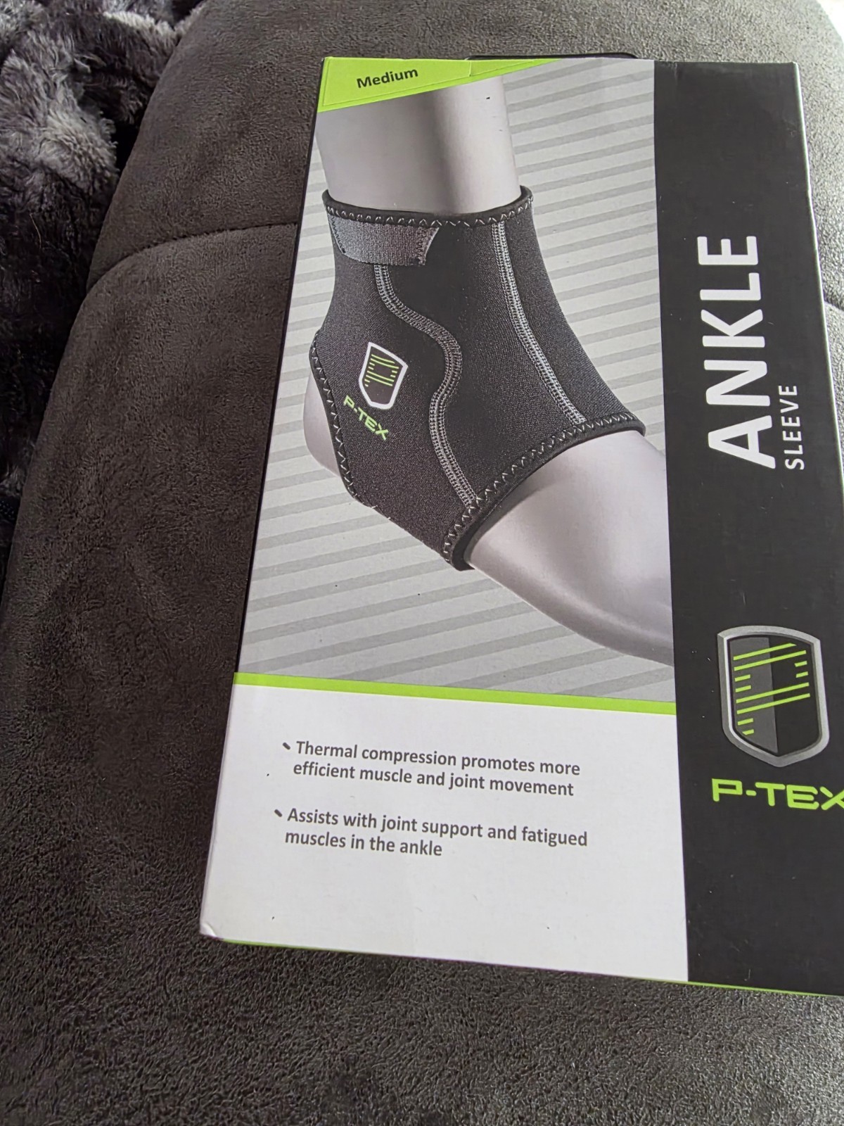 P-TEX ANKLE SLEEVE SIZE MEDIUM 9 – 11″ – P-TEXA100