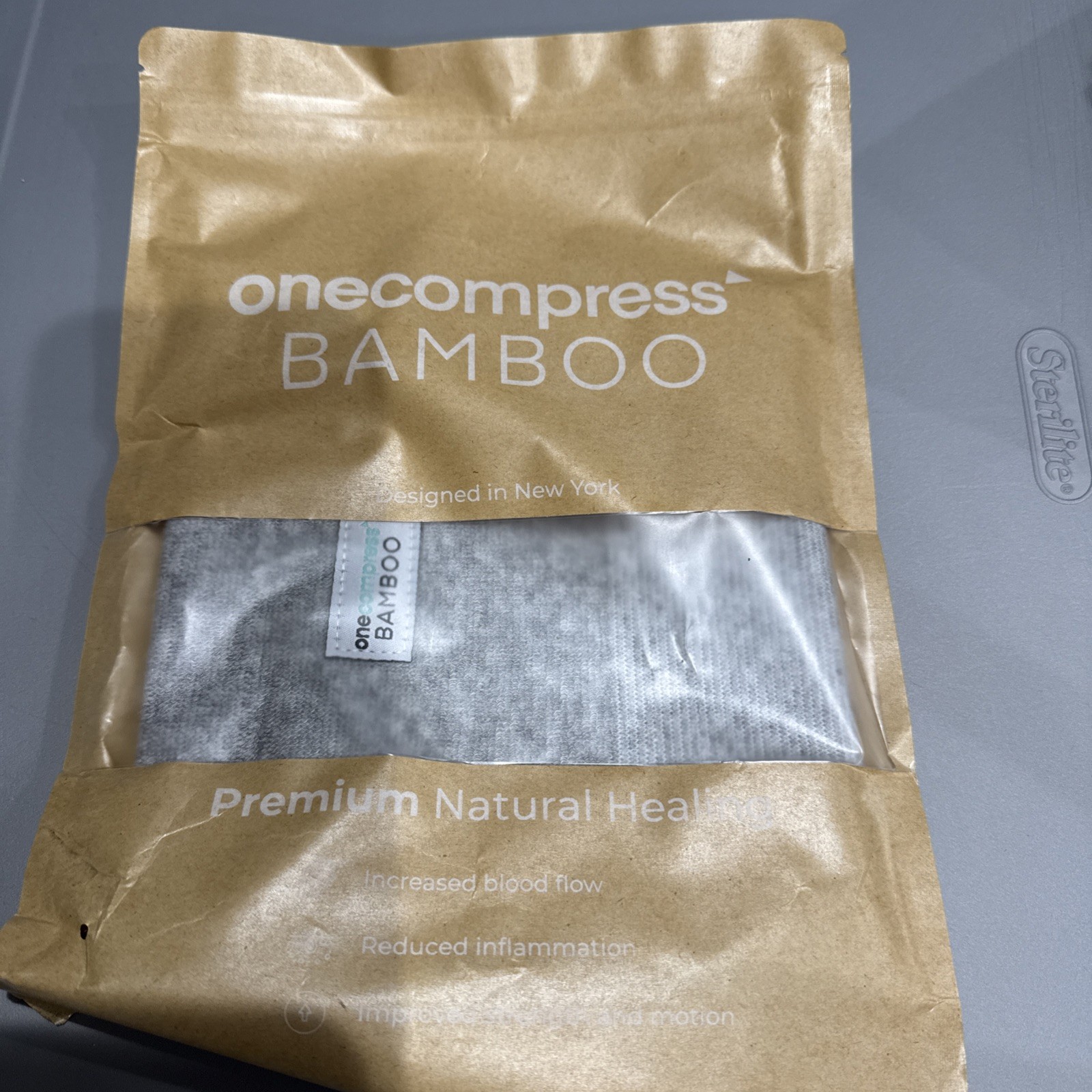 One Compress Bamboo Premium Bamboo Knee Sleeve (Single)