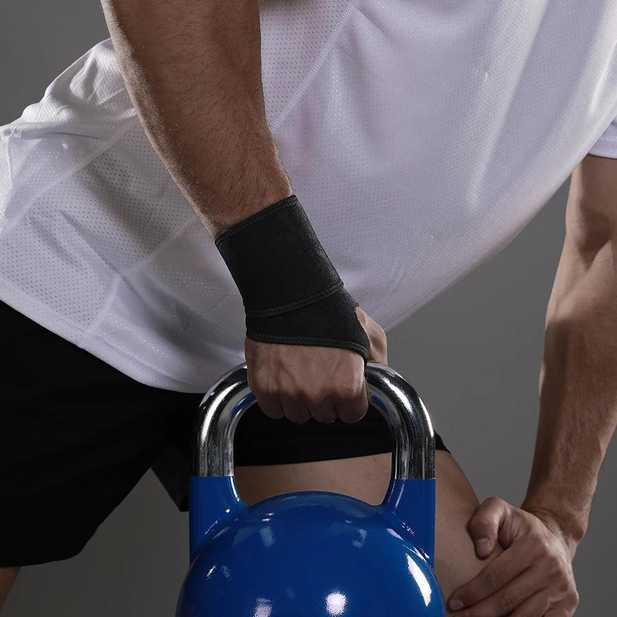 Neoprene Adjustable Wrist Support Wrap for Weightlifting Kettlebell Gym Training