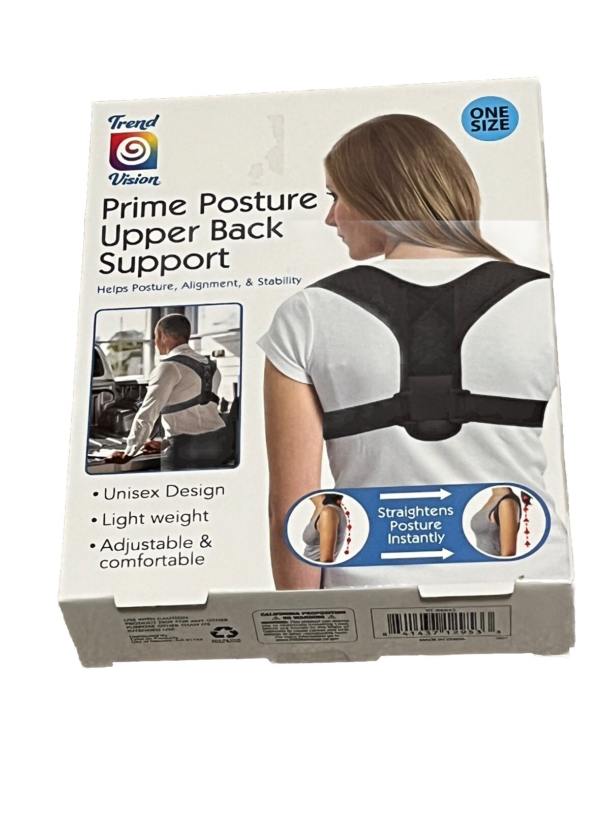 Unisex/ Prime PostureUpper BackSupportHelps Posture, Alignment, & Stability