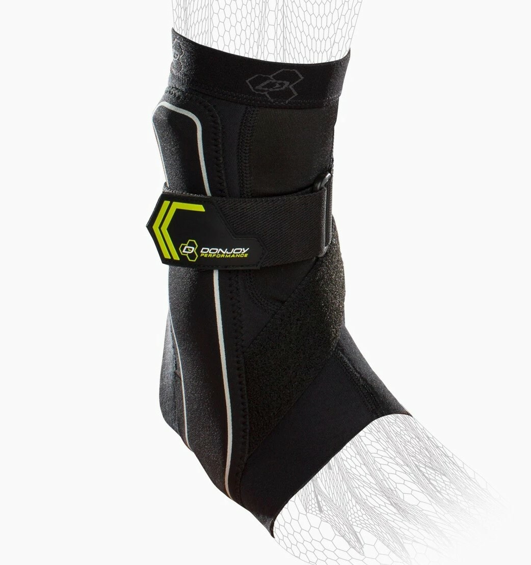 NEW DONJOY PERFORMANCE BIONIC ANKLE MAX STABILIZING SUPPORT BRACE RIGHT Sz XL