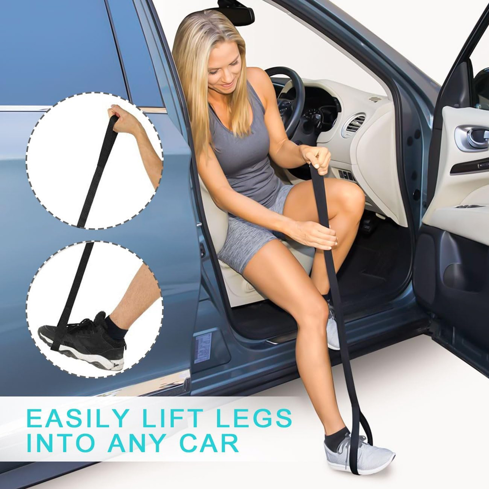 43 Inch Long Leg Lifter, Leg Lifter After Hip Replacement Knee Surgery Recovery