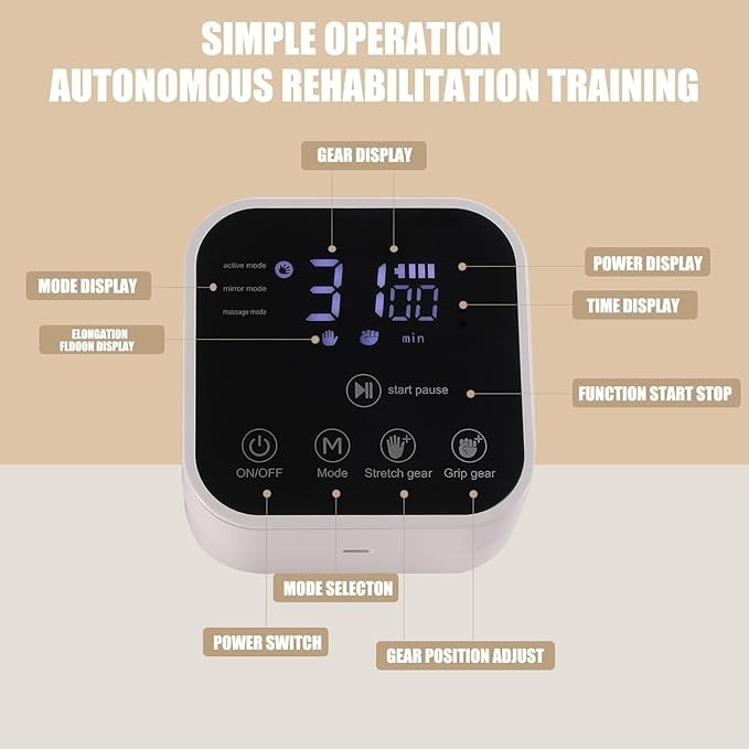 NEW Rehabilitation Robot Glove Stroke Training Device Left Hand Medium
